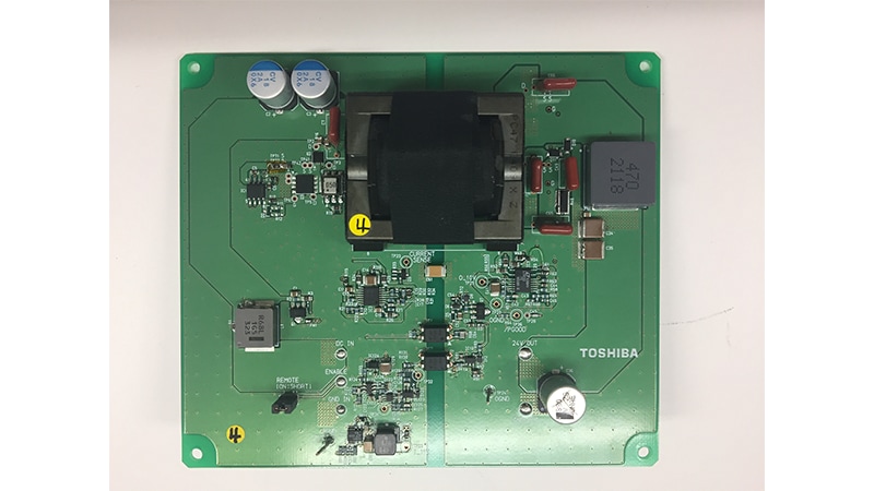 Exterior photo of 200 W active clamp forward DC-DC converter.